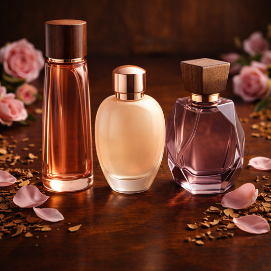 Drveni set za žene – Set 3 parfema